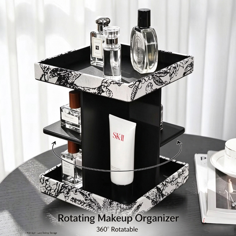 Luxury Skincare Tools - Multistrato 360 ° Organizzatore cosmetico in