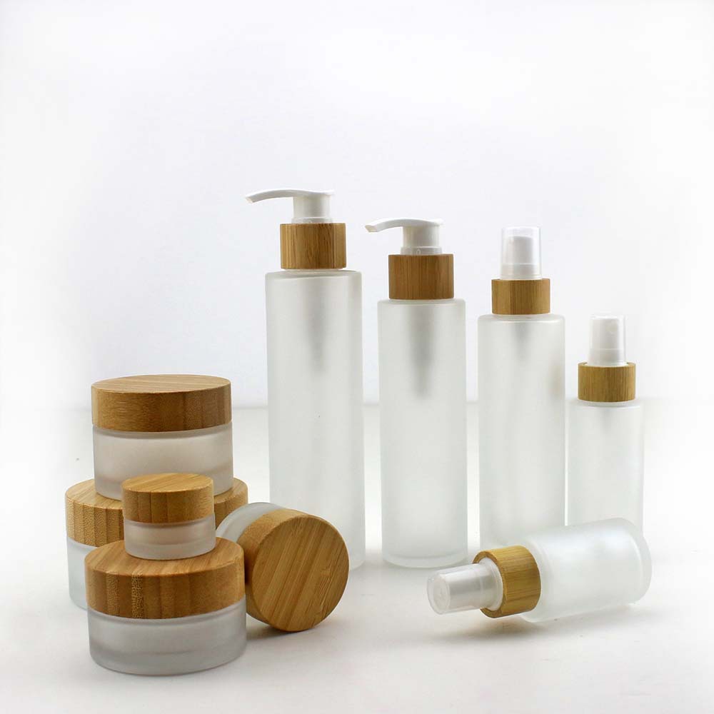 Luxury Skincare Packaging - Bottiglia di profumo di bambù naturale