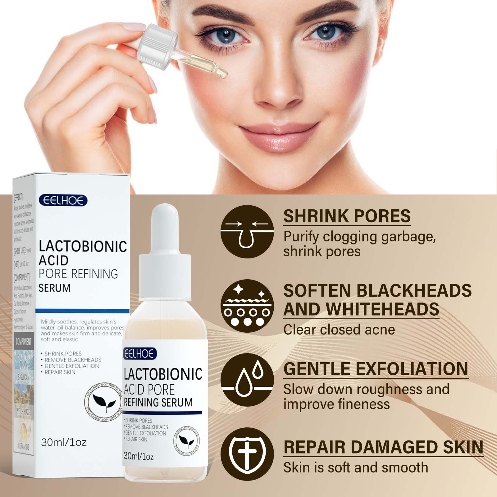 Acido lattosio Ridurre i pori  - Luxury Skincare Brands recensione e prezzo